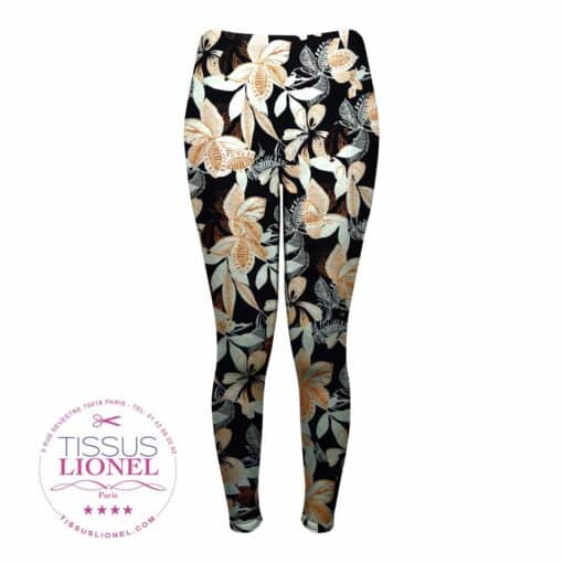 Lycra imprimé fleurs des tropiques – Image 3