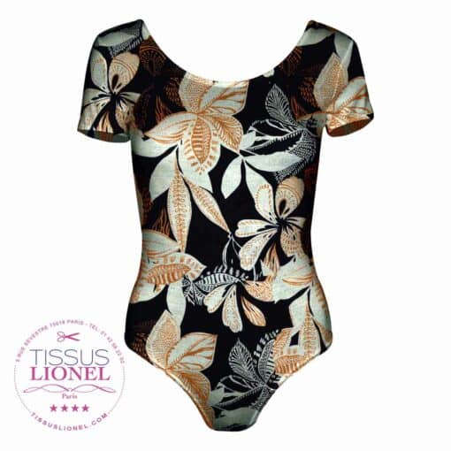 Lycra imprimé fleurs des tropiques – Image 4