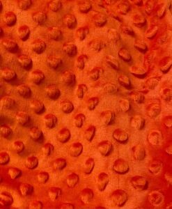 Tissu minky orange