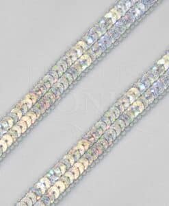 galon argent hologramme