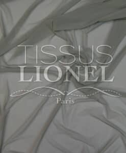 lycra résille fine gris perle