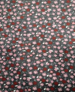 Tissu coton motif florale