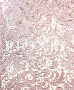 Guipure Elysée bois de rose