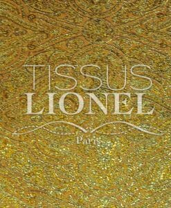 Jacquard lurex saumon et or