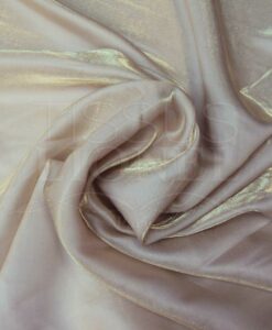 Satin changeante beige or