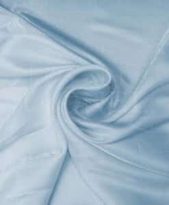 Satin changeante ciel blanc