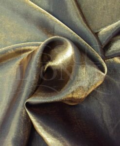 Satin changeante or noir