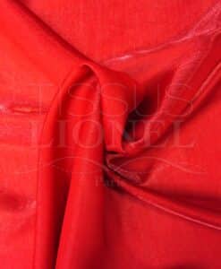 Satin changeante rouge