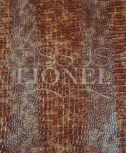 Simili Cuir crocodile 2 marron clair
