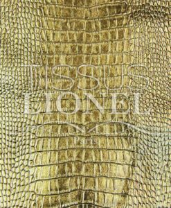 Simili Cuir crocodile 2 or