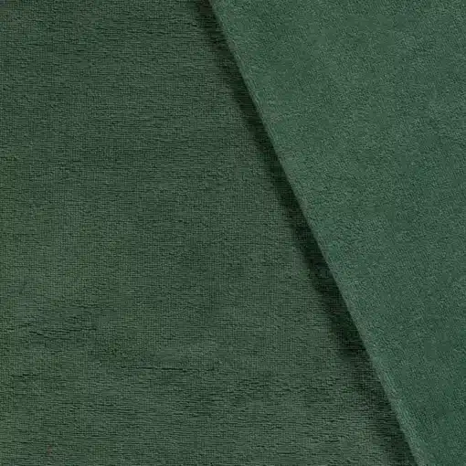 Tissu éponge bambou hydrophile vert sapin – Image 2