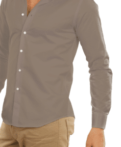 Alternative view of Tissu coton uni premium beige