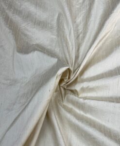 Tissu soie shantung beige