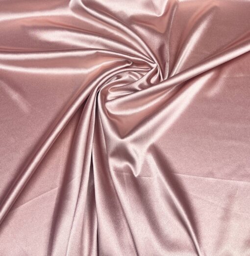 Crêpe envers satin bois de rose