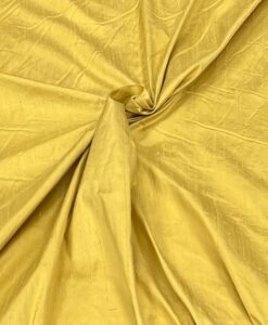 Tissu soie shantung bouton d'or