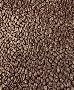 Alternative view of Tissu brocard croco cuivre