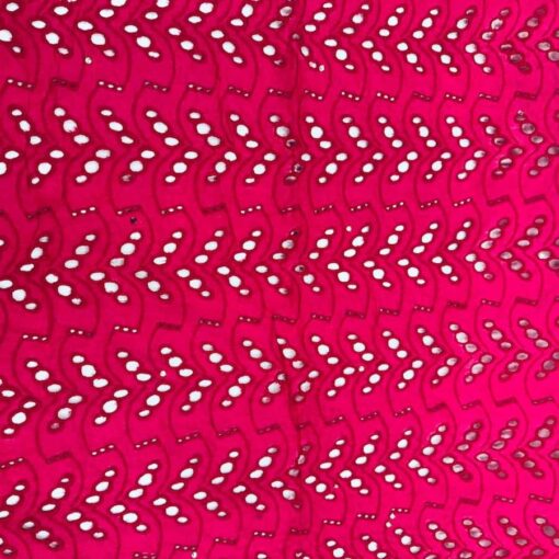 Broderie anglaise amélia fuchsia – Image 2
