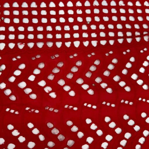 Broderie anglaise amélia rouge – Image 2