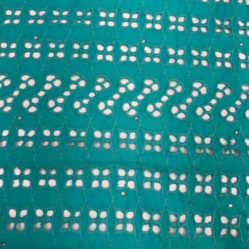 Broderie anglaise émeraude – Image 2