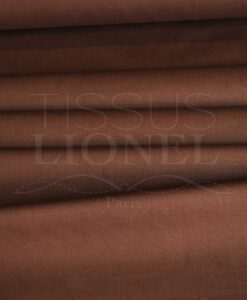 Tissus coton 280cm coton marron