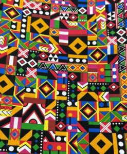 Tissu coton imprimé africain