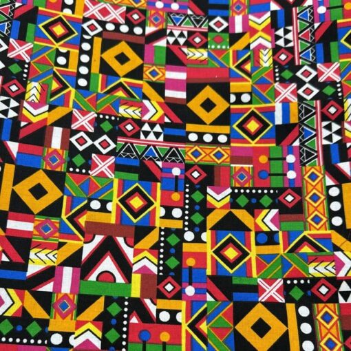 Tissu coton imprimé africain