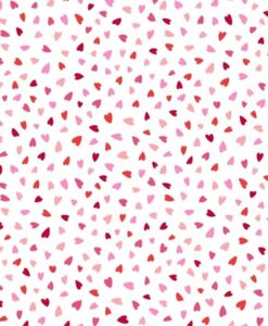 Tissu coton imprimé amour