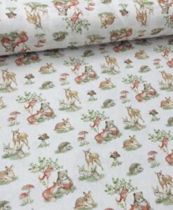 Tissu coton imprimé animaux
