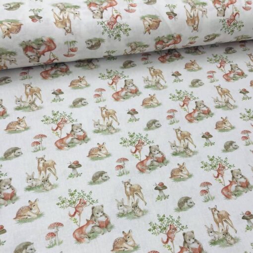 Tissu coton imprimé animaux