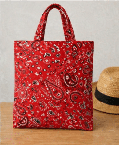 Alternative view of Coton imprimé bandana rouge