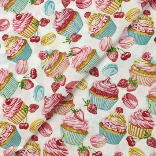 Tissu coton imprimé confiserie
