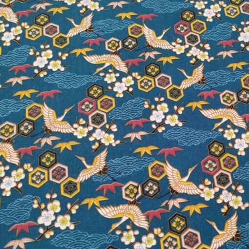 Tissu coton imprimé japonais