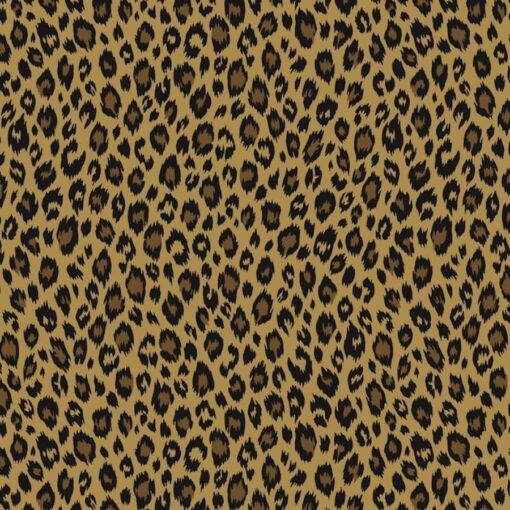 Tissu coton imprimé leopard