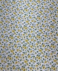 Alternative view of Coton imprimé mini tournesol