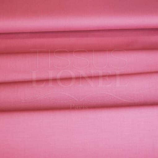 coton uni bois de rose