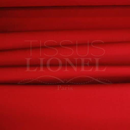 coton uni rouge foncé