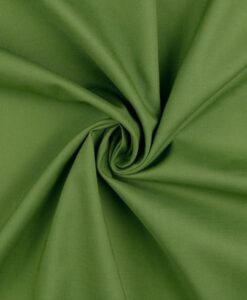Coton uni vert olive