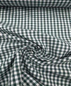 Coton vichy vert bouteille 0.5mm