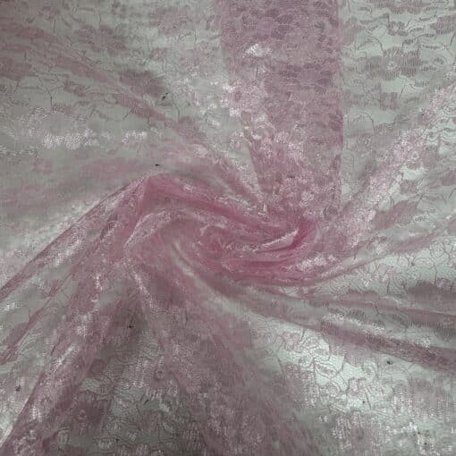 Dentelle lorna rose pâle