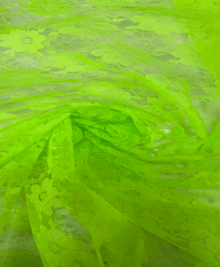 Dentelle lorna vert fluo