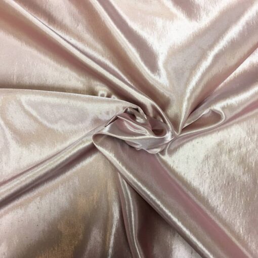 Doupion polyester changeant beige clair
