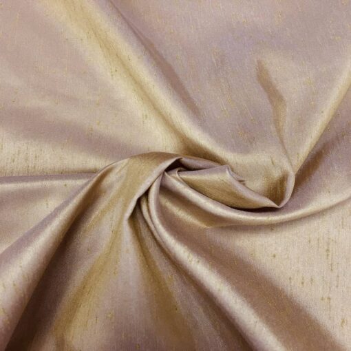 Doupion polyester changeant beige clair
