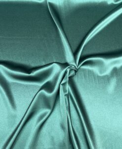 Crêpe envers satin emeraude