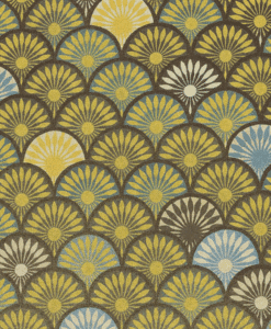 Eventail japonais vert