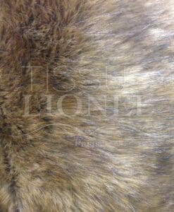 fourrure imprimé haut gamme lion sauvage