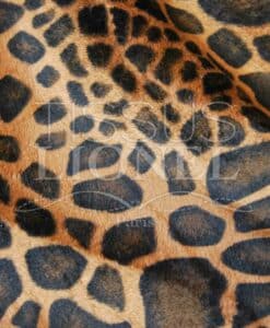 fourrure imprimé velboas savana girafe