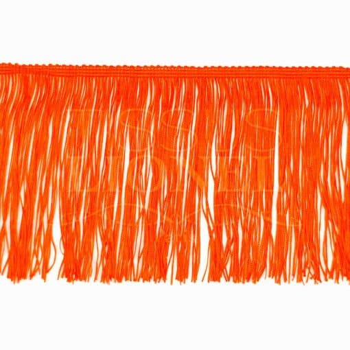 frange 15 cm orange fluo