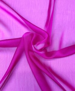 MOUSSELINE CHANGEANTE DEUX FILES FUSHIA VIOLET