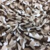 Tissu gabardine de coton perroquet ton beige