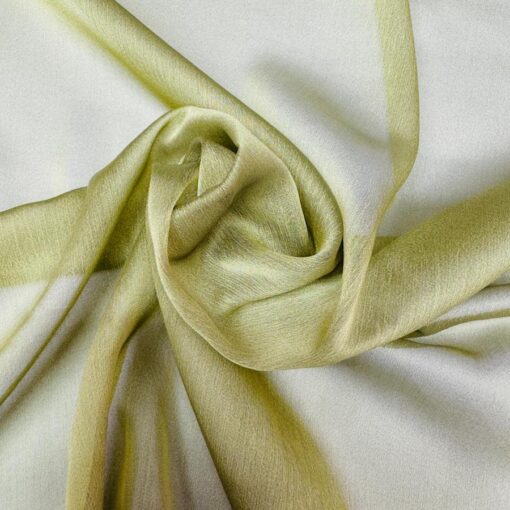 MOUSSELINE CHANGEANTE DEUX FILES GOLDEN GREEN
